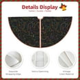 thumbnail image 3 of Bingfone Christmas Tree Skirt Mat Christmas Decoration Interior 48" -Doodle Dinosaur, 3 of 6