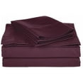 thumbnail image 1 of Ensemble de Draps en Coton Riche 800 Fils Simple TG-Prune, 1 of 1