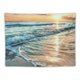 thumbnail image 5 of PRATYUS  Beach Sunrise Wave Tropical Coastal Ocean Scene Beachy Tapestry Wall Hanging Sunset Hawaiian Wall Decor Summer Sea Seaside Seashore Skyline for Bedroom Dorm Living Room  50x40inch, 5 of 6