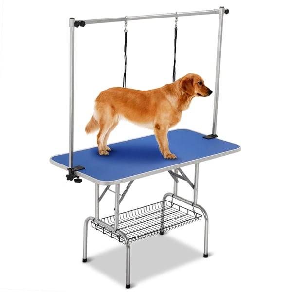 Yaheetech 47" x 24" Professional Adjustable Dog Pet Grooming Table W/Arm & Noose & Mesh Tray