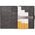 thumbnail image 3 of Victorian Print Compact Metal-Plated Cigarette Case (9 100s Size Cigarettes), 3 of 5
