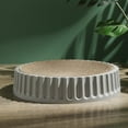 thumbnail image 6 of Pet Cat Scratcher Pad Toy Round Scratching Board Grind Claws Furniture Protector Indoor Corrugated Cardboard for Kitten Pet Accessories Gray Diameter 45cm, 6 of 7