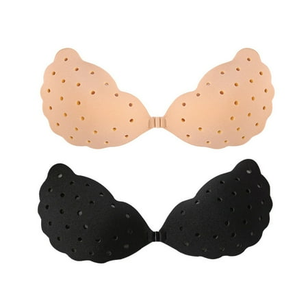 

Adhesive Bra Breathable Strapless Bra Viscose Push Up Back Bra Women for C D Cup