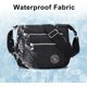 thumbnail image 4 of Bolso cruzado informal con múltiples bolsillos para mujer, bolso de viaje, bolso de mensajero para ir de compras, senderismo, uso diario (negro), 4 of 5