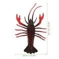 thumbnail image 4 of OUNONA 2pcs Fake Cooked Shrimp Model Fish Tank Plastic Crab Simulation Office Terrarium, 4 of 8