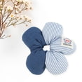 thumbnail image 4 of Unique Bargains 1 Pc Hair Elastics 3D Flower Hair Ties Blue, 4 of 5