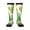 3 Black, variant on Cactus And Succulent print thigh-high socks, crafted for both men and women with a stretchy, high-opaque design perfect for daily wear
