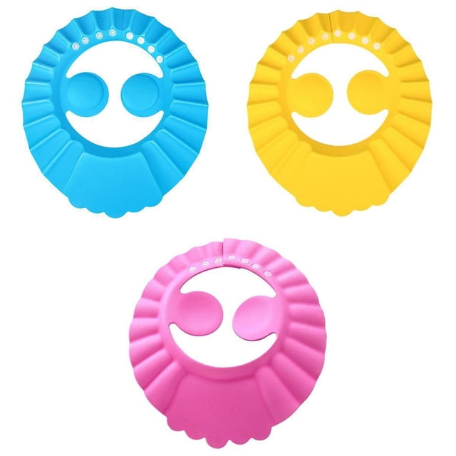 Paquete De 3 Gorro De Para Bebé Sunnimix Gorro de baño infantil ajustable
