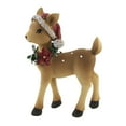 thumbnail image 3 of Transpac Deer W/Santa Hat - 1 Deer 7.5 Inch, Polyresin - Reindeer Christmas Y7680 Right, 3 of 3