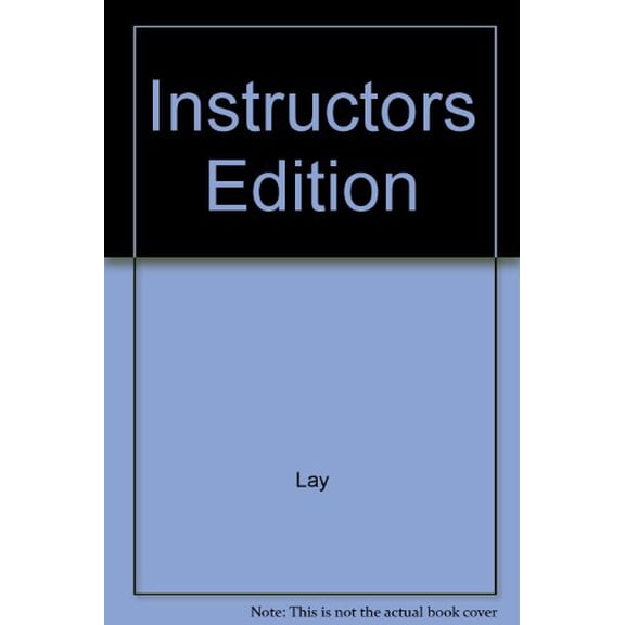 Pre-Owned Instructors Edition Paperback