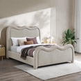 thumbnail image 2 of Meridian Furniture Gavin Beige Chenille Fabric King Bed, 2 of 6