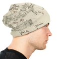 thumbnail image 5 of Gorro de punto del Callejón Diagon Gorro cálido para exteriores Mapa del Callejón del Dragón Menú Mago de Londres, 5 of 5