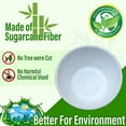 thumbnail image 4 of SIMOND STORE - 8Oz Paper Bowls - [Pack of 200] Disposable 100% Compostable Paper Bowls - Heavy Duty Eco-Friendly - Sugarcane Bagasse Fiber Biodegradable Bowls for Party, BBQ, Wedding, 4 of 9