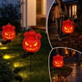 thumbnail image 7 of Halloween Pumpkin Stake, Solar Resin Light, Outdoor Yard Ornament, Auto Night Illumination and Waterproof Weatherproof Build for Garden Pathways, Flower Bed Borders and Porch Displays., 7 of 7