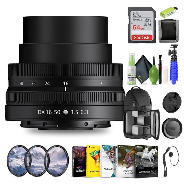 Lente con zoom Nikon NIKKOR Z DX 16-50 mm f/3,5-6,3 VR con Acc