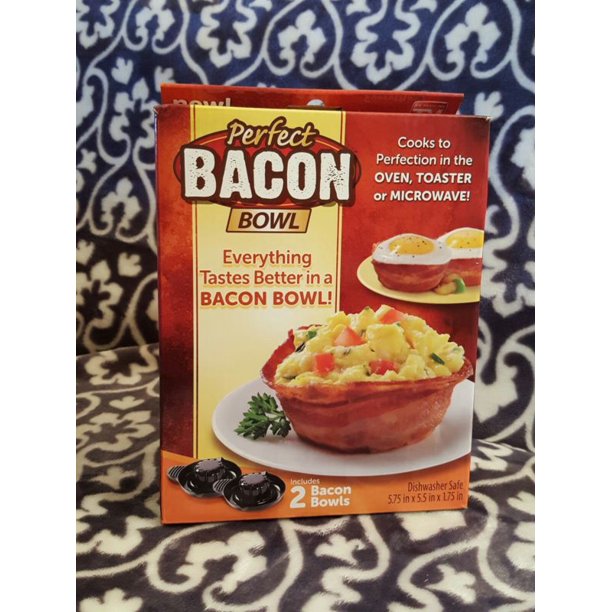 As Seen On TV Perfect Bacon Bowl 2 Bowls New Sealed Box For Microwave