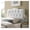 White, variant on Annabel Tufted Button Faux Leather Upholstered Twin Headboard in White