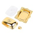 thumbnail image 1 of Plato de mantequilla de Metal, plato de mantequilla Vintage europeo, contenedor de mantequilla multifuncional rectangular para refrigerador de cocina, 1 of 5