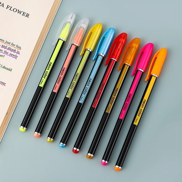 Lksixu Colored Gel Pens Set, 36 Colors Gel Marker Pens with 40