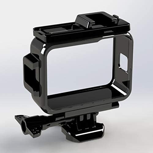 Case for GoPro Hero 9 Frame Housing with Cold Shoe Mount, Protective Shell Cage Mount Accessories for Go Pro Hero 9