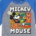 thumbnail image 3 of Disney - Mickey Wave Form - Toddler & Youth Raglan Graphic T-Shirt, 3 of 4