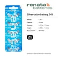 thumbnail image 3 of Renata 341 SR714SW 1.55V Silver Oxide Watch Battery, 3 of 14