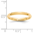 thumbnail image 4 of 14KY 2.5mm Knife Edge Comfort Fit Band Size 13.5 Size 13.5, 4 of 4