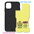 thumbnail image 2 of DistinctInk Custom SKIN / DECAL compatible with OtterBox Commuter for iPhone 11 (6.1" Screen) - Proverbs 10:12 - Love Covers All Sins, 2 of 5