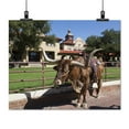 thumbnail image 2 of Print: A Longhorn Cow, Awaiting A Roundup (For Tourists' Benefit) In The, 2 of 4