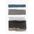 thumbnail image 3 of PI Studio 17x24 Black Modern Framed Museum Art Print Titled - Stacked Stripes II, 3 of 5