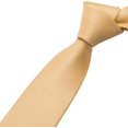 thumbnail image 4 of KOOELLE Men's Ties Solid Pure Color Plain Neckties Formal Black Ties For Men, 4 of 6