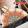 thumbnail image 2 of Semicircular Floor Carpet Mat Half  Entrance Door Rug Non-Slip Welcome Doormat for Patio Front Door, 2 of 2