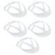 thumbnail image 2 of Marco transpirable antideslizante de 5 piezas para mascarillas para niños, juego de soporte interior para mascarillas faciales transparentes de color blanco apto para niños, 2 of 8