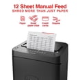 thumbnail image 3 of Staples 150-Sheet Auto-Feed Micro-Cut Multi-Media Shredder (ST62157), 3 of 8