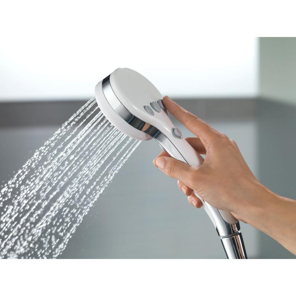 Delta Faucet 75821CWC ActivTouch® 9-Setting Hand Shower, Chrome & White - image 5 of 7