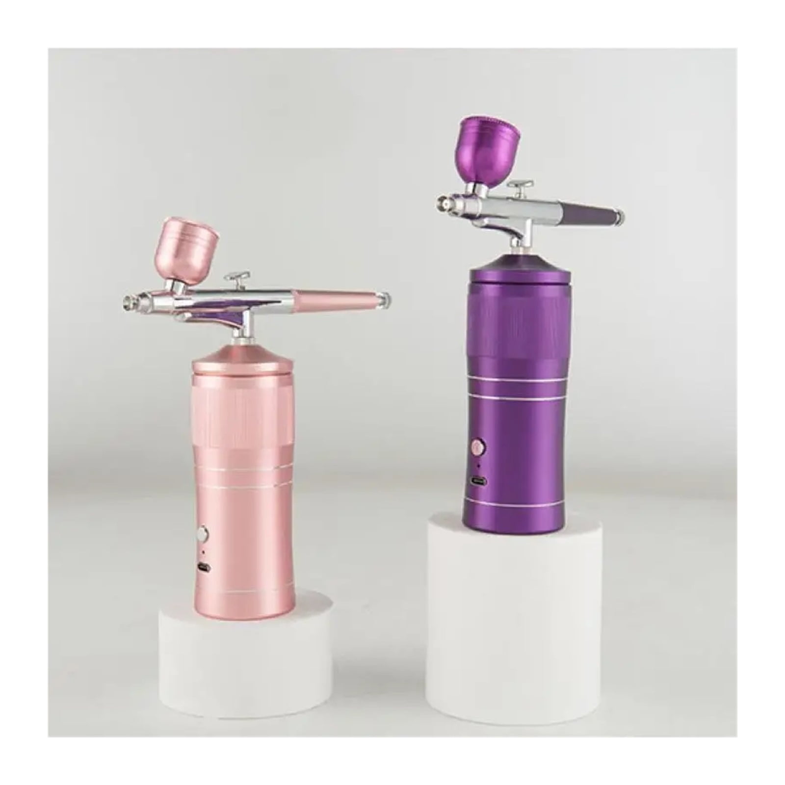Oxygen Deep Hydrating Machine For Nail Art Tattoo Cake Makeup Rechargeable Airbrush Compressor Kit Air Brush Sprayer Gun Water ,Flexible