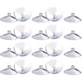 thumbnail image 1 of 20 Pack Clear Suction Cups PVC Plastic Sucker Without Hooks for Home Bathroom Decoration and Organization - 3cm, 1 of 5