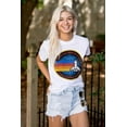 thumbnail image 3 of Retro NASA Space Shuttle Rainbow Unisex Plus Size Graphic Tee Brisco Brands 5X, 3 of 4