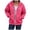 A01-Hot Pink, variant on Godom Women's Drawstring Zip Up Cute Hoodies Fall Jacket Oversized Casual Solid Color Sweatshirts with Pocket