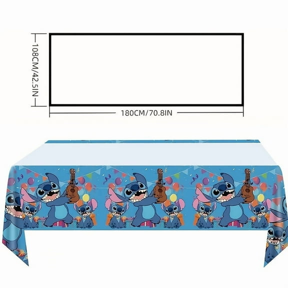 3 PCS PVC Stitch tablecloths, perfect for birthday parties, bachelor parties, graduation, spring, summer, Christmas, picnics, easy to clean, for home, kitchen or dining room decoration