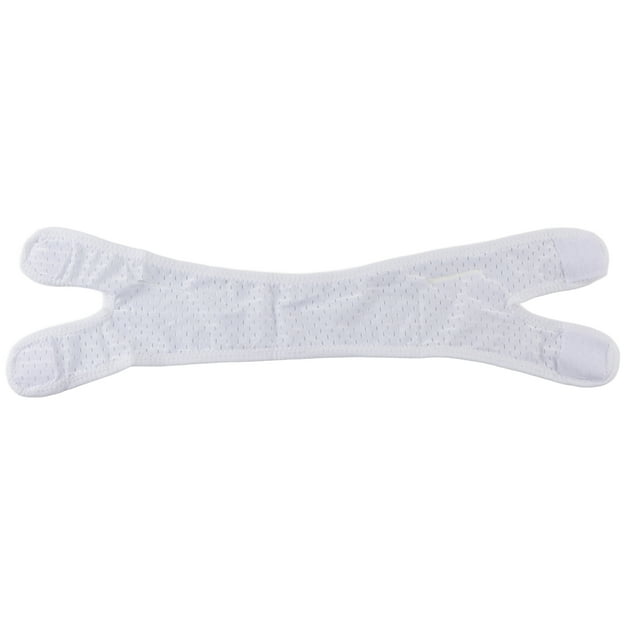 Chin Strap, Arrêt Doux Ronfler Ronflement Respirant Menton Strap pour Ronfler Blanc