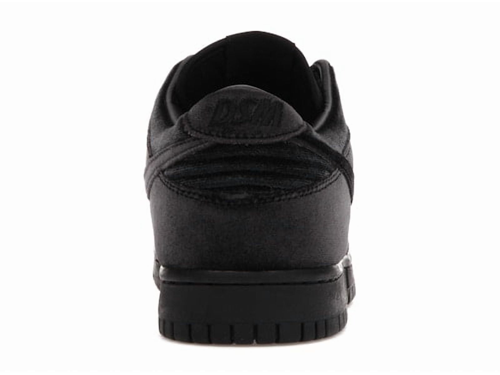 Nike Men's Dunk Low Dover Street Market Triple Black Velvet Shoes, from StockX
