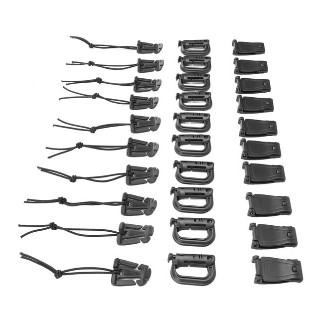 Backpack Vest Belt Kit, Backpack Bag Clip Strap Set Wide Applicability Fine Workmanship Portable For Fishing Black,OD Green,Tan