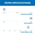 thumbnail image 3 of Hammermill Colored Cardstock, 110 lb. Blue, 8.5" x 11", 3 Ream, 3 of 8