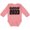 Mauve, variant on class of 2033 Boys or Girls Long Sleeve Baby Bodysuit