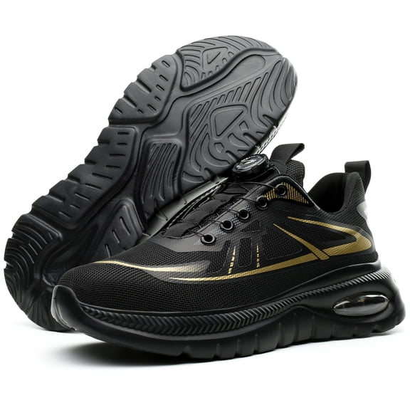 Steel Toe Sneakers for Men Women Safety Non Slip Shoes Comfortable Puncture Proof sole Indestructible Slip On Work Shoes