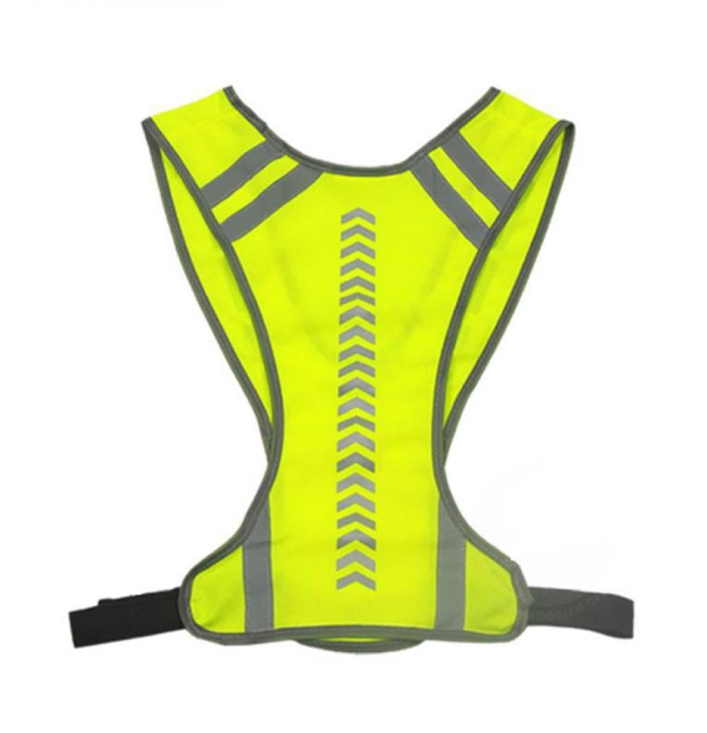 Gear for Details about   Reflective Vest for Running or Cycling Women and Men with Pocket 