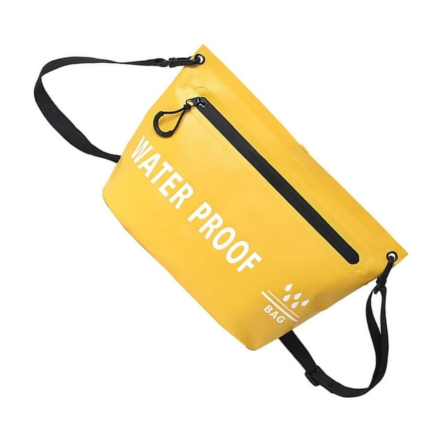 braveheart Sac Bandoulière Imperméable Sac Étanche Étanche pour Randonnée Randonnée Pêche Rose Jaune 31.5x20.5cm