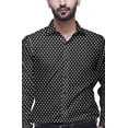 thumbnail image 3 of BESTMAN Formal Shirts For Men Slim Fit Printed Full Sleeve Shirts For Men, 3 of 5