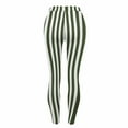 thumbnail image 6 of Guluxicc Leggings for Women Stretch Tummy Control High Rise Yoga Pants Halloween Striped Leggings, 6 of 7